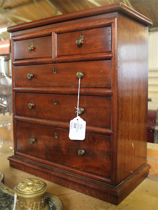 Miniature chest of drawers